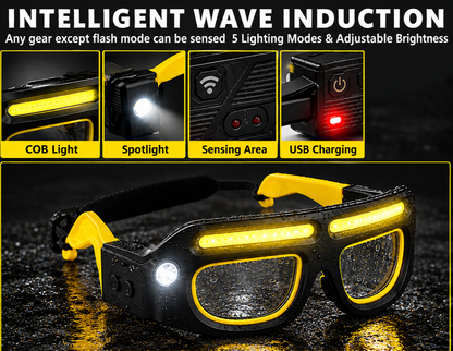 GritLight LED - LED Work Safety Glasses
